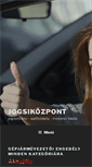 Mobile Screenshot of jogsikozpont.hu